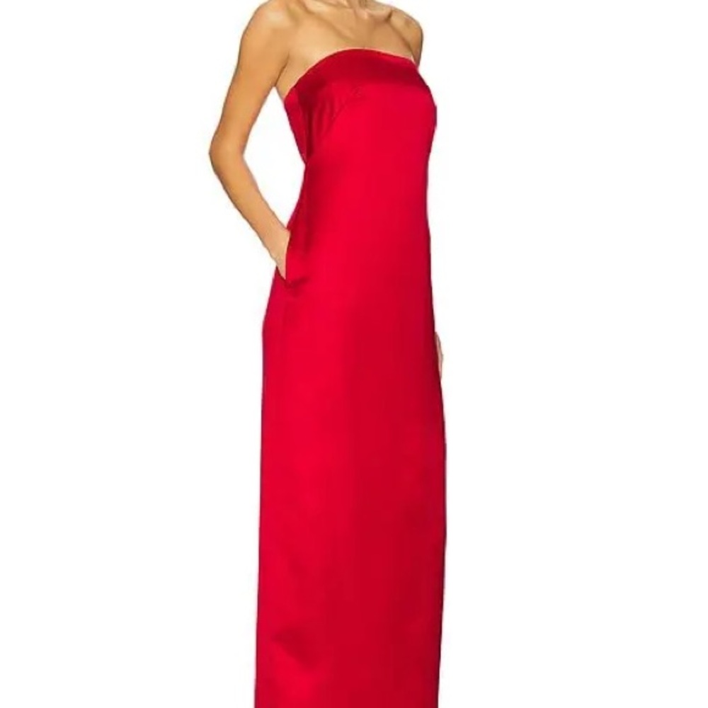 A.L.C NWT Elegant Red Strapless Dress